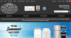 Desktop Screenshot of millmansappliances.com